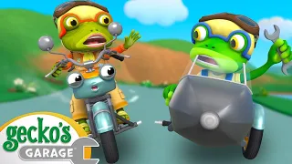 Motorcycle Madness | Gecko's Garage | Buster and Friends | Kids Cartoons