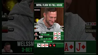 Most Insane Poker Hands #48 #pokerpro #pokeronline #pokershorts #pokerstars #pokernight