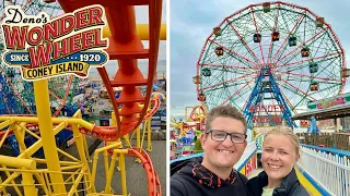 Deno's Wonder Wheel Amusement Park - Coney Island Vlog May 2024