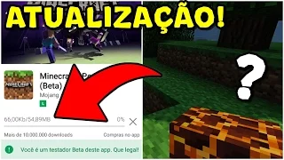 SAIU!! DOWNLOAD DA NOVA ATUALIZAÇÃO SURPRESA DO MINECRAFT PE 1.1 !! (MINECRAFT POCKET EDITION)