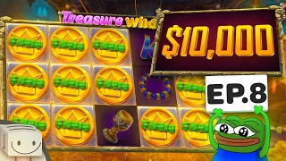 $10,000 TREASURE WILD Bonus! (Slot Battles EP.8)