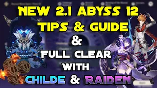Tips & Guide for 2.1 Spiral Abyss Floor 12 | Genshin Impact
