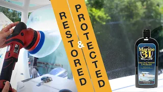 Restore and Protect Your Clear Vinyl Boat Windows | Marine 31 Clear Vinyl Restorer & Protectant