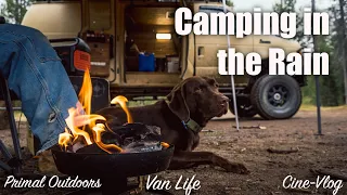 Camping in the Rain - Van Life