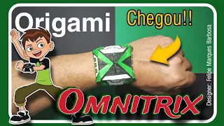 Como fazer o relógio do Ben 10 - Omnitrix. ( Origami ) Versão 9. Designer:  Felipe Marques Barbosa