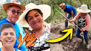 EL VIEJO vs DOÑA MARIANITA (MAMÁ de ROMMELRACP) | Desafio de CULTIVO 😂🌿