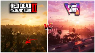 GTA 6 VS RDR 2 GRAPHICS COMPARISON