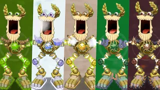 Golden Wubboxes: All Epic Wubbox  Phases Together on Gold Island | My Singing Monsters