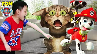 👑👽 PAW PATROL Ultimate Hide and Seek with My Talking Tom 2 in REAL LIFE and more Nate stories