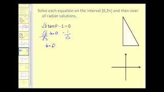 Solving Trigonometric Equations I