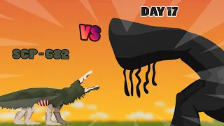 SCP-682 vs Day 17 | Creepy Giants Tournament | Monster Animation