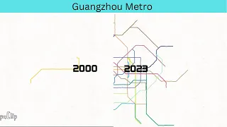 Evolution of Guangzhou Metro 1997-2023