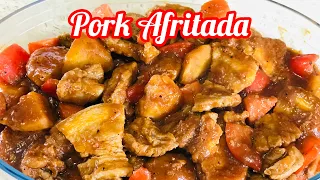 Afritadang Baboy, Pork Afritada, Pinoy Recipe, Filipino food