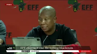 Malema adamant load shedding can be fixed in six months