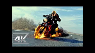 Ghost Rider Vs Blackout / Persecución En el Camión | LATINO (4k-HD) | Espíritu de Venganza