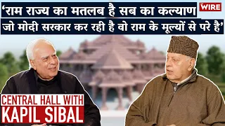 Kashmir Chose Bapu Ka, Nehru ka Hindustan, Where All Indians Were Equal | Farooq Abdullah | Kapil S