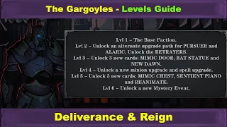The Gargoyles: Levels Guide - Deliverance & Reign