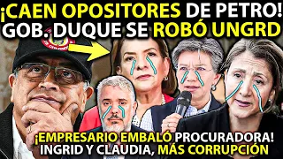 CAEN OPOSITORES A PETRO! GOB DUQUE ROBÓ LA UNGRD. FISCAL LLAMÓ A CLAUDIA. EMPRESARIO EMBALÓ ACABELLO