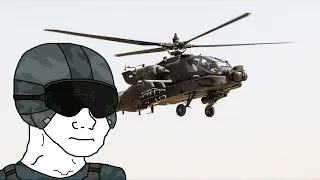 Iron Man but you are an AH-64 Apache gunner sending talibans to hell