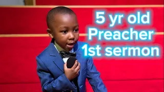 Kid preacher goes innnn 🙌🏾🎉🙏🏾😇