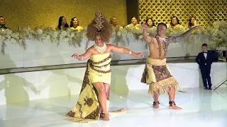 Beautiful Samoa Wedding Siva Dance by Newlyweds Mr & Mrs Brian and Sala Moesha To'o