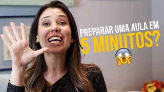 Como preparar uma aula em 5 minutos? #MinistérioInfantil