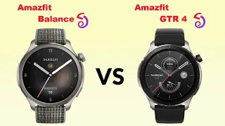 Amazfit Balance vs Amazfit GTR 4 Comparison