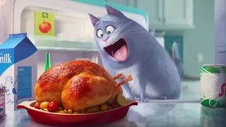 When owners leave from house scene The Secret Life Of Pets 2016 720p