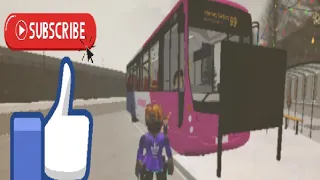 Going Christmas shopping at the mall Canterbury and district bus simulator roblox