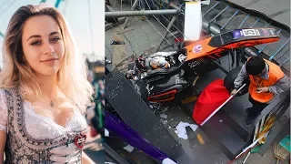 Crash of Sophia Floersch on 2018 F3 Macau Grand Prix