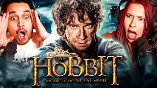 THE HOBBIT: THE BATTLE OF THE FIVE ARMIES (2014) MOVIE REACTION - FIRST TIME WATCHING - REVIEW