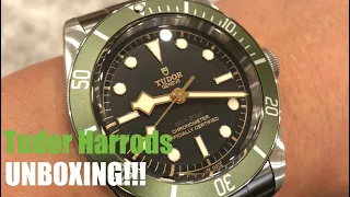 Unboxed Watches: Tudor Black Bay Harrods Green Unboxing
