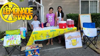 Lemonade stand at Annual garage sale event