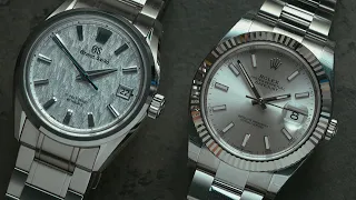 ROLEX vs GRAND SEIKO Macro Comparison