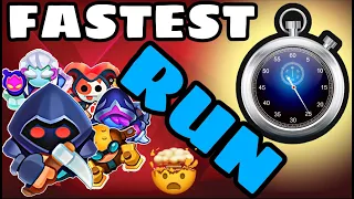 RUSH ROYALE - SPEED RUN GOLD FARM!! WORLD RECORD!?