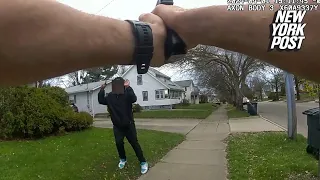 Video:15-year-old boy holding a toy gun shot by Ohio cop who was back on duty after being fired