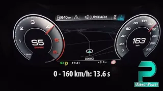 Audi A6 C8 Avant 50 TDI quattro (286hp) - launch control acceleration