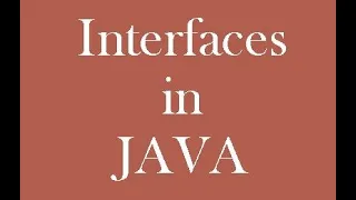 Interfaces in Java...OOP (KTU Syllabus)
