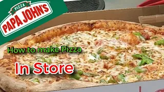 PAPA JOHN PIZZA/Restaurant style pizza/New York Pizza recipe/How to make pizza/Cheese & vegetables🍕