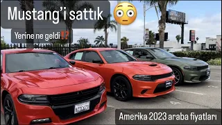 Hem ziyaret Hem ticaret (MUSTANG SATILDI) Amerika`da ikinci el ARABA FIYATLARI 2023 #mustang