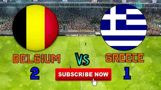 PES 2019 | Belgium vs Greece Full Match | Gameplay PC | Pro Evolution Soccer 2019 tricks