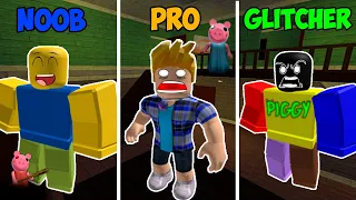 Noob Vs Pro VS Glitcher - Roblox Piggy