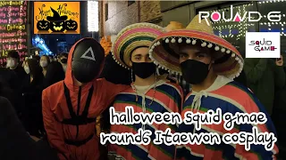 Halloween seoul  Itaewon street squid game cosplay