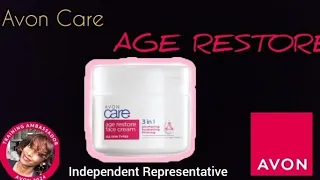 Avon Product Training: Avon Age Restore Face Cream