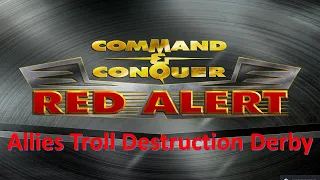 Command and Conquer Red Alert Remastered  FFA (Allies Troll Game on Destruction Derby)
