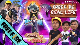 Free Fire Players in real Life || Comedy Video | AMIT FF 2.0