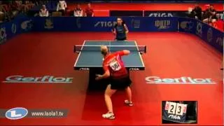 Bernadette Szocs vs Yana Noskova[Final European Junior Girls Youth Team Championships 2011]