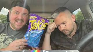 I was in an accident | Trying Blue Heat Takis for the first time