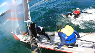 ALL my sailing FAILS | 16ft Skiff Sailing