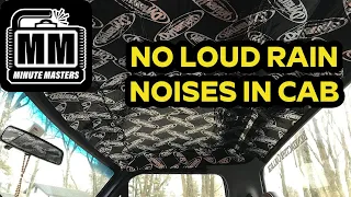 How to Install Sound Deadener Behind Cab Headliner Ford F150